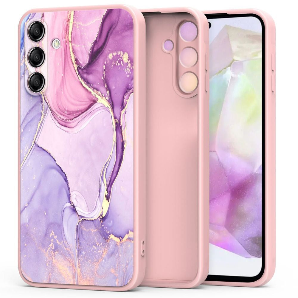 Samsung Galaxy A35 (5G) Tech-Protect Icon Deksel - Colorful Marble