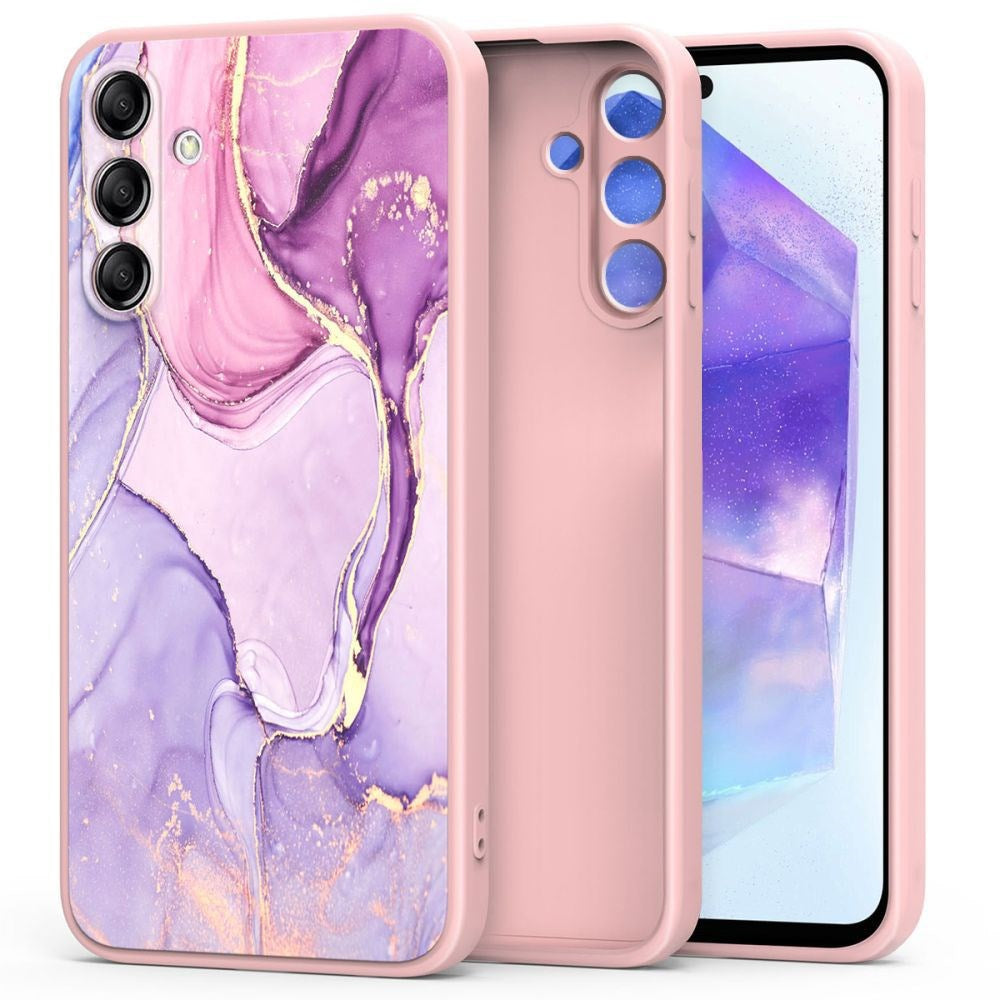 Samsung Galaxy A55 (5G) Tech-Protect Icon Deksel - Colorful Marble