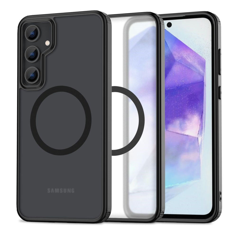 Samsung Galaxy A55 (5G) Tech-Protect Magmat Deksel - MagSafe Kompatibel - Mat Svart