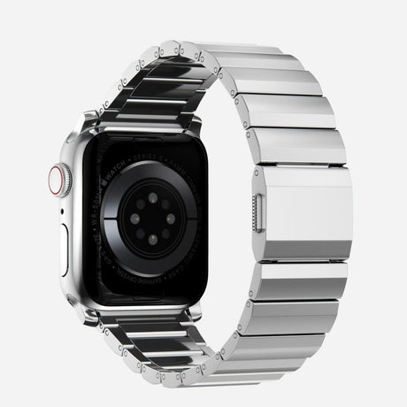 Apple Watch (42/44/SE/45/46/49mm) Tech-Protect Steelband Stål Klokkerem - Sølv