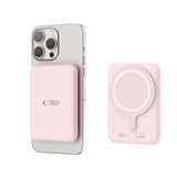 Tech-Protect LifeMag Trådløs Powerbank 5000 mAh - MagSafe Kompatibel - Rosa