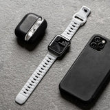 Apple Watch (42/44/SE/45/46/49mm) Iconband Tech-Protect Line Silikon Reim - Mørk Grå