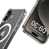 iPhone 16 Plus Tech-Protect Flexair Hybrid Deksel - MagSafe Kompatibel - Gjennomsiktig