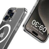 iPhone 16 Pro Max Tech-Protect Flexair Hybrid Deksel - MagSafe Kompatibel - Gjennomsiktig