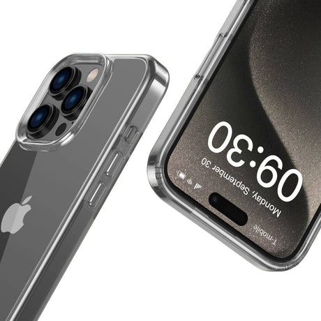 iPhone 16 Pro Tech-Protect Flexair Hybrid Deksel - Gjennomsiktig