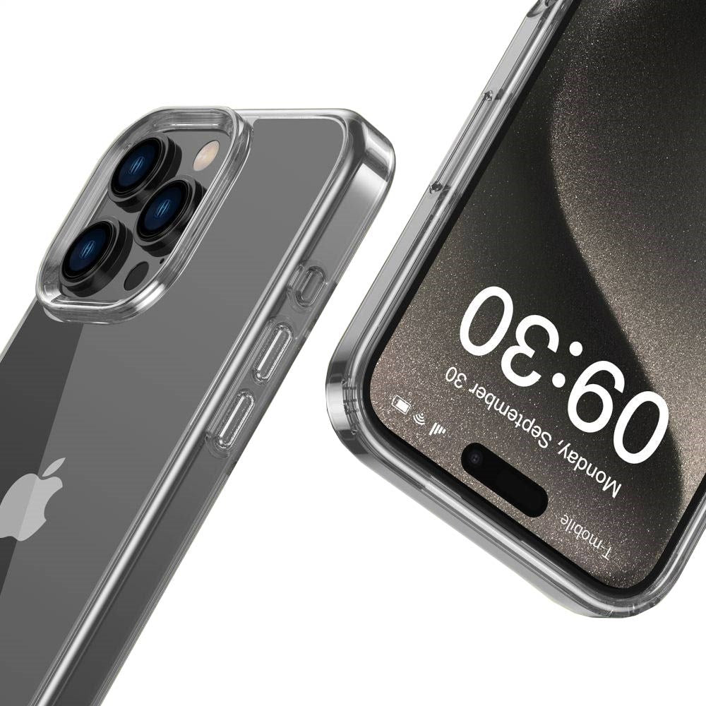 iPhone 16 Pro Max Tech-Protect Flexair Hybrid Deksel - Gjennomsiktig