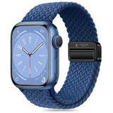 Apple Watch (42/44/SE/45/46/49mm) Tech-Protect Nylon Stropp - Mørk Blå