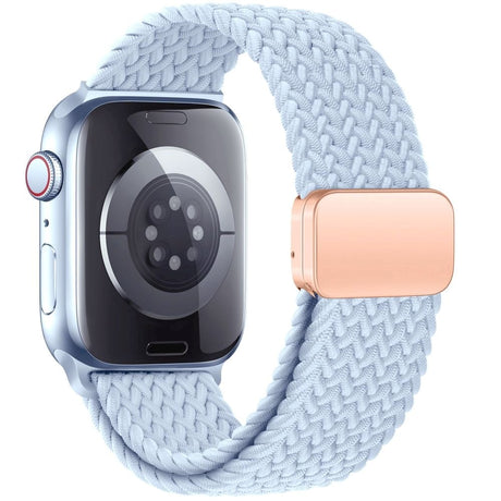 Apple Watch (38/40/SE/41/42mm) Tech-Protect Nylon Stropp - Lyseblå