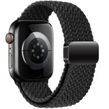 Apple Watch (38/40/SE/41/42mm) Tech-Protect Nylon Stropp - Svart