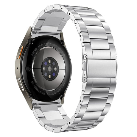 Samsung Galaxy Watch 4 / 5 / 6 / 7 / FE Tech-Protect Stainless Rem - Sølv