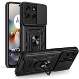 Motorola Moto G56 Tech-Protect Håndverker Deksel m. Magnetisk Kickstand & Camslider - Svart