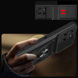 Motorola Moto G86 Tech-Protect Håndverker Deksel med Magnetisk Kickstand & Camslider - Svart