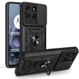 Motorola Moto G86 Tech-Protect Håndverker Deksel med Magnetisk Kickstand & Camslider - Svart