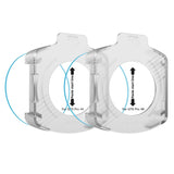 Huawei Watch GT 5 Pro (46mm) Tech-Protect Easy Set+ Skjermbeskyttelsessett med Monteringsramme - 2 stk. - Gjennomsiktig