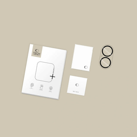 iPhone 17 Tech-Protect Cam Fit+ Kameralinsebeskyttelsesglass - Gjennomsiktig