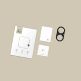 iPhone 17 Tech-Protect CamAlloy Fit+ Kameralinsebeskyttelsesdeksel - Svart