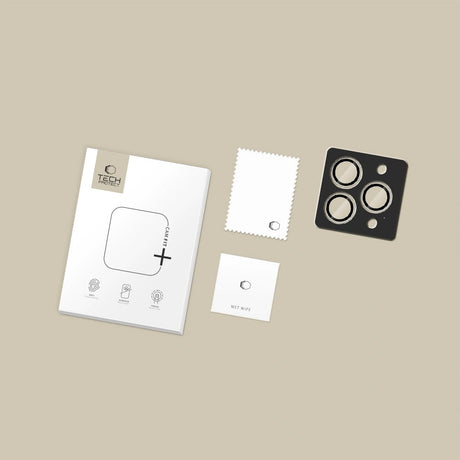 iPhone 17 Pro / 17 Pro Max / 16 Pro / 16 Pro Max / 15 Pro / 15 Pro Max / 14 Pro / 14 Pro Max Tech-Protect Camring Fit+ Kameralinsebeskyttelse - Gjennomsiktig