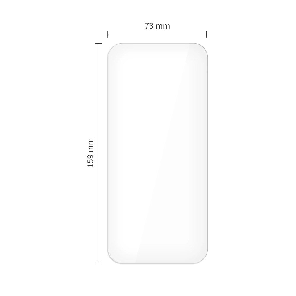 iPhone 17 Pro Max / 16 Pro Max Tech-Protect Glass Fit+ Skjermbeskyttelsesglass - 2 stk - Gjennomsiktig