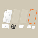 iPhone 17 Pro Max / 16 Pro Max Tech-Protect Easy Set+ Beskyttelsessett m. Skjermbeskyttelsesglass & Kameralinsebeskyttelsesglass - Gjennomsiktig