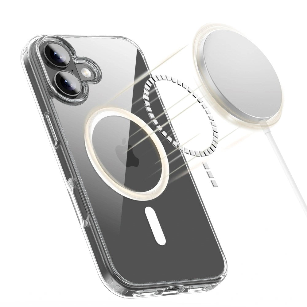 iPhone 17 Tech-Protect Flexair Hybrid Deksel - MagSafe Kompatibel - Gjennomsiktig