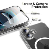 iPhone 17 Tech-Protect Flexair Hybrid Deksel - MagSafe Kompatibel - Gjennomsiktig