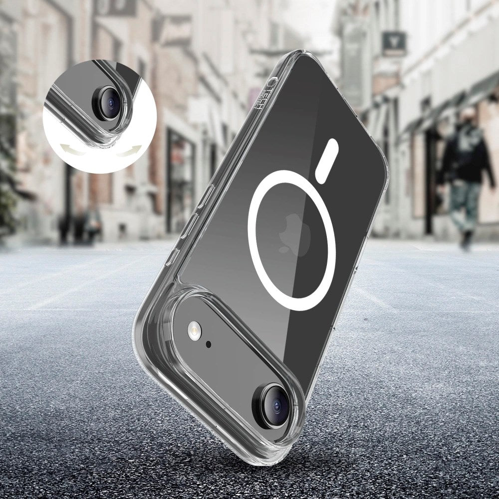 iPhone Air Tech-Protect Flexair Hybrid Deksel - MagSafe Kompatibel - Gjennomsiktig