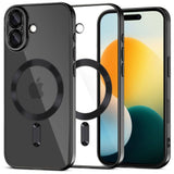 iPhone 17 Tech-Protect MagFlex Deksel - MagSafe Kompatibel - Svart / Gjennomsiktig