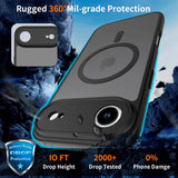 iPhone Air Tech-Protect BasicMag Hybrid Deksel - MagSafe Kompatibel - Matt Svart