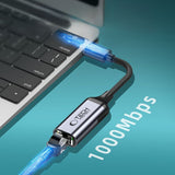 USB-A til Ethernet RJ45 Adapter Tech-Protect Ultraboost - 1000Mbps - Svart