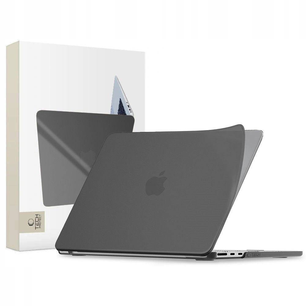 MacBook Air 15" M5/M4/M3/M2 (2026–2023) Tech-Protect Softshell Deksel – Matt Svart