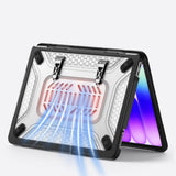 MacBook Neo 13 A18 (2026) Tech-Protect Kevlar Pro Deksel - Svart / Gjennomsiktig