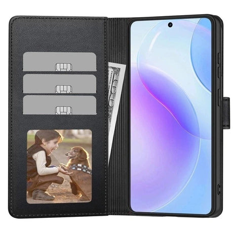 Xiaomi 17T Pro Tech-Protect Flip Deksel med Lommebok - Svart