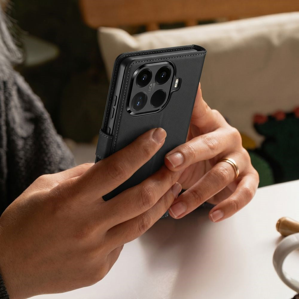 Xiaomi 17T Pro Tech-Protect Flip Deksel med Lommebok - Svart