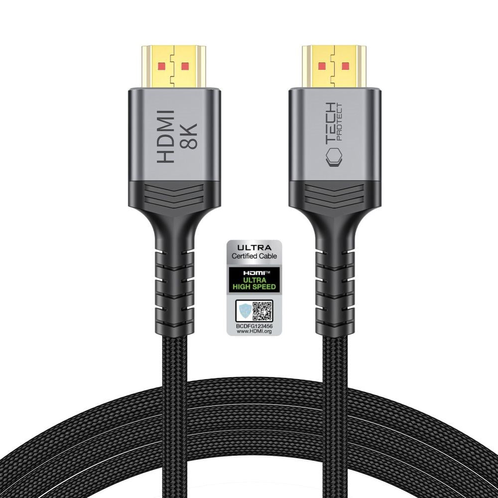 Tech-Protect UltraBoost HDMI til HDMI Kabel - 2m - Svart