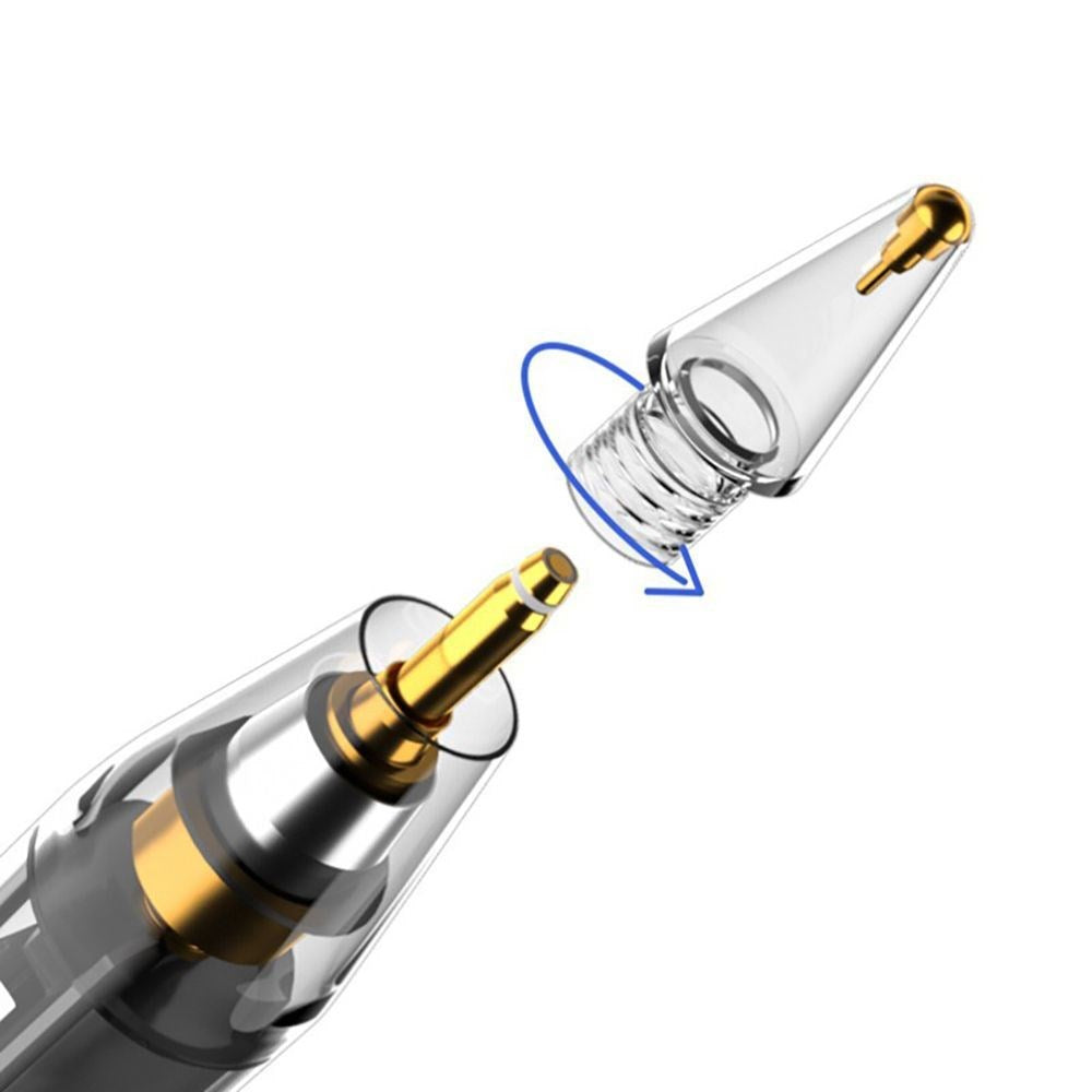 Tech-Protect Stylus-Tupp til Apple Pencil - 4 stk. - Gjennomsiktig