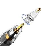 Tech-Protect Stylus-Tupp til Apple Pencil - 4 stk. - Gjennomsiktig