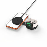 Trådløs 2-i-1 MagSafe Lader Tech-Protect A55 25 W - Svart