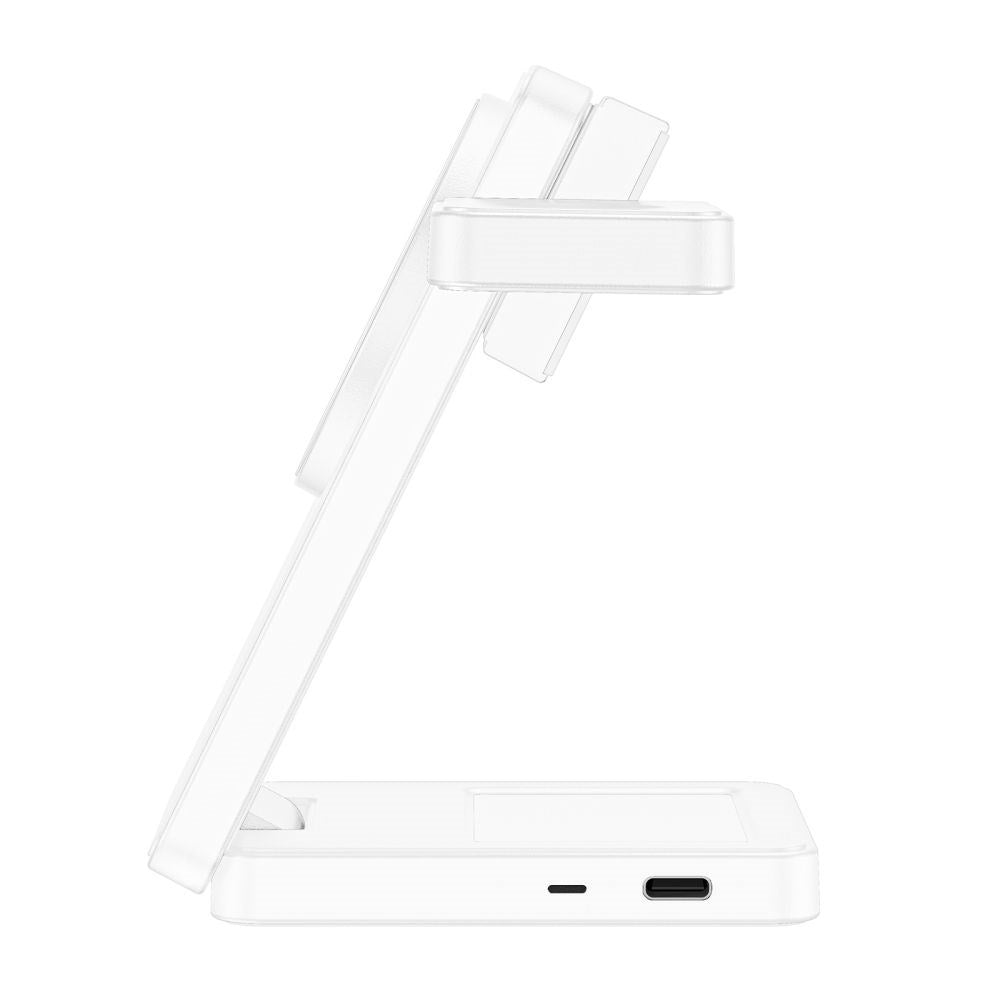 Trådløs 3-i-1 MagSafe Lader Tech-Protect A56 25 W - Hvit