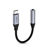 USB-C til Mini-jack 3,5 mm DAC Adapter Tech-Protect UltraBoost - Grå