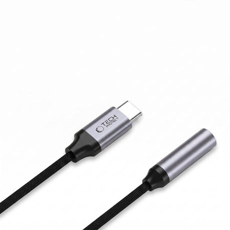 USB-C til Mini-jack 3,5 mm DAC Adapter Tech-Protect UltraBoost - Grå