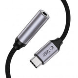USB-C til Mini-jack 3,5 mm DAC Adapter Tech-Protect UltraBoost - Grå