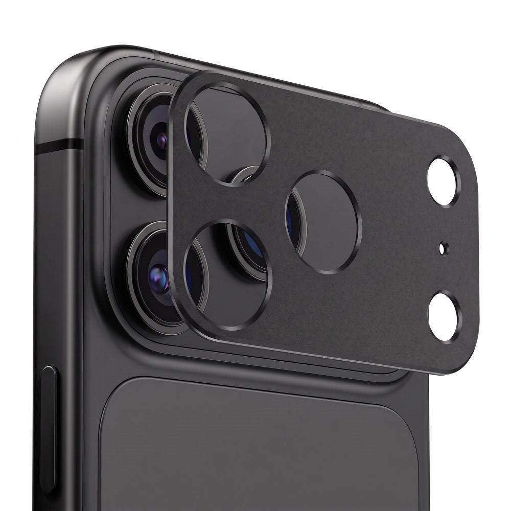 iPhone 18 Pro Max Tech-Protect CamAlloy Fit+ Kameralinsebeskyttelsesdeksel - Svart