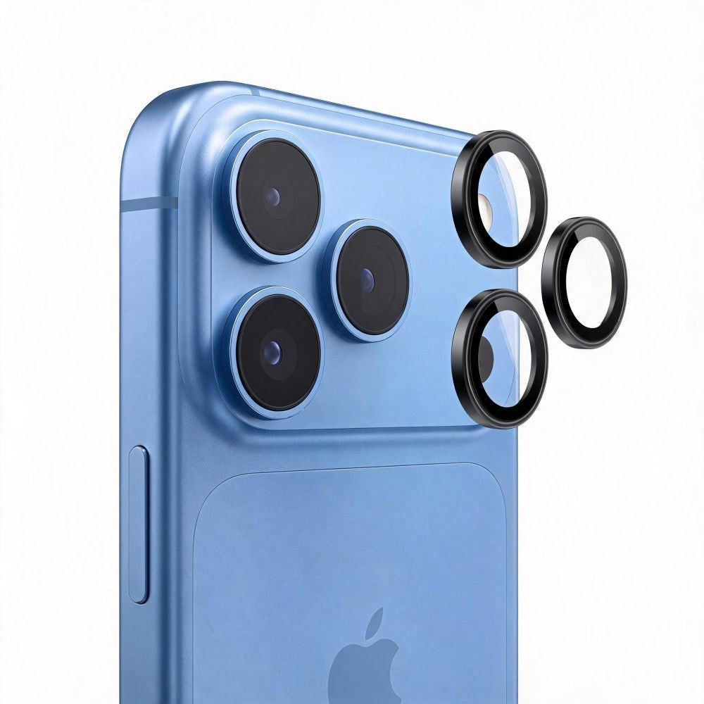 iPhone 18 Pro / 18 Pro Max Tech-Protect Camring Fit+ Kameralinsebeskyttelse - Svart