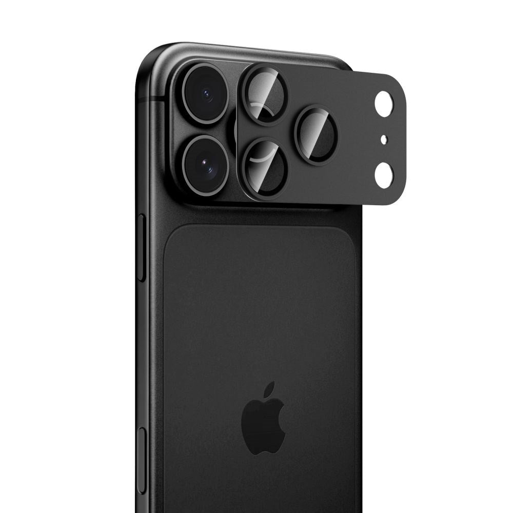 iPhone 18 Pro Tech-Protect CamFull Fit+ Kameralinsebeskyttelsesglass - Svart