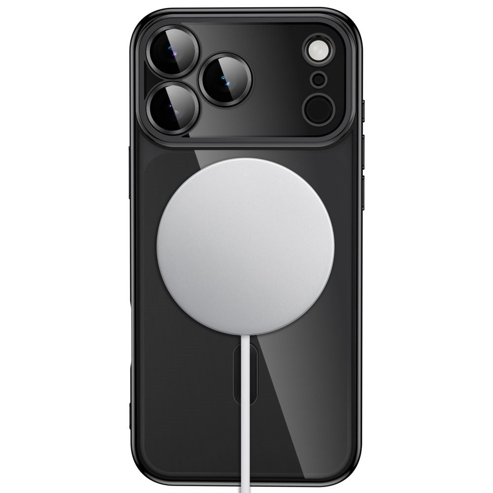 iPhone 18 Pro Max / 17 Pro Max Tech-Protect MagFlex Deksel - MagSafe Kompatibel - Svart / Gjennomsiktig