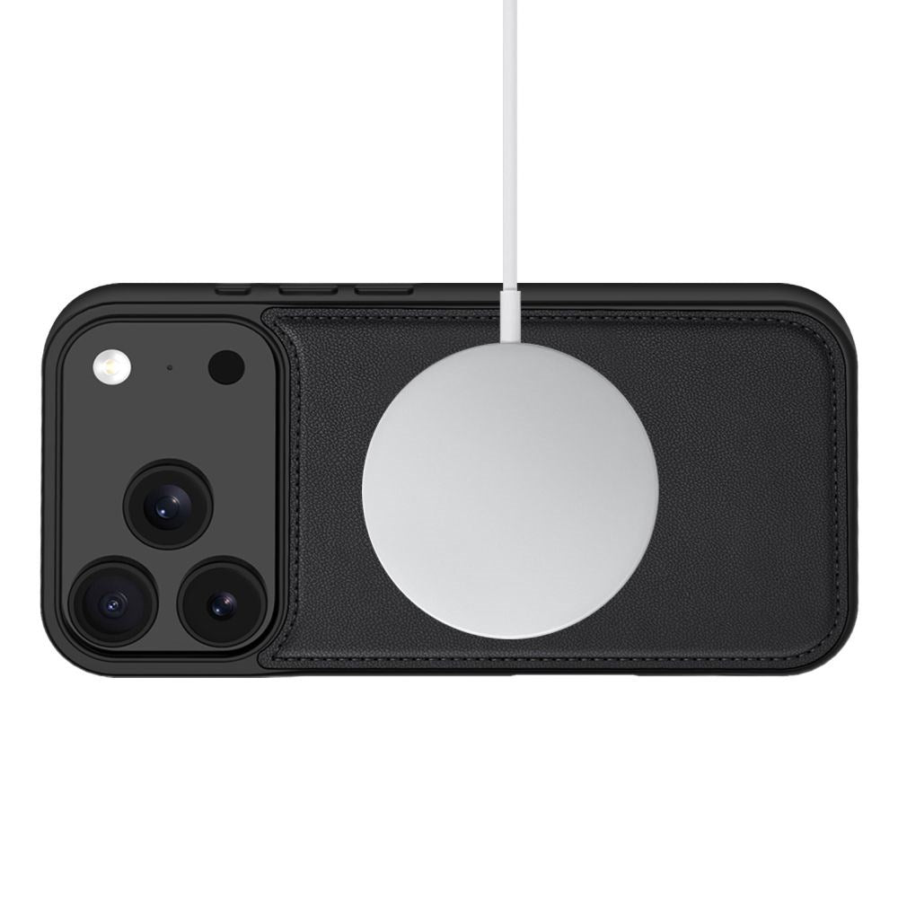 iPhone 18 Pro / 17 Pro Tech-Protect Wallet Flip Deksel - MagSafe Kompatibel - Svart