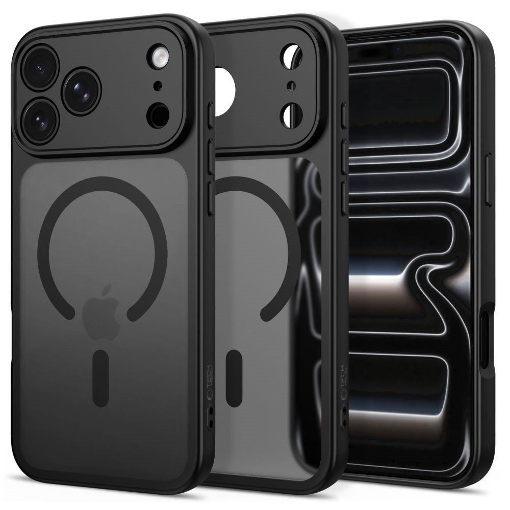 iPhone 17 Pro / 18 Pro Tech-Protect BasicMag Hybrid Deksel - MagSafe Kompatibel - Matt Svart