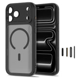 iPhone 18 Pro / 17 Pro Tech-Protect MagPeak Deksel - MagSafe Kompatibel - Matt Svart