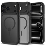 iPhone 18 Pro / 17 Pro Tech-Protect MagPeak Deksel - MagSafe Kompatibel - Matt Svart