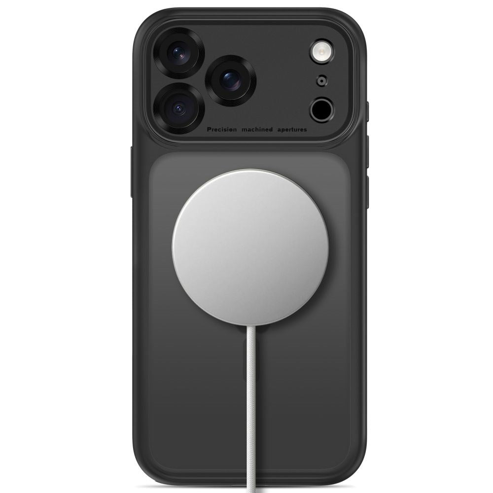 iPhone 18 Pro / 17 Pro Tech-Protect MagPeak Deksel - MagSafe Kompatibel - Matt Svart